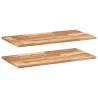 Floating Shelves 2 pcs - Solid Acacia Wood | HipoMarket