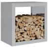 Firewood Rack 60x40x60 cm - Galvanised Steel Storage Solution