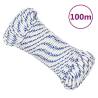  Boat Rope White 5 mm 100 m Polypropylene Colour white and blue Quantity in Package 1 Length 100 m Diameter 5 mm 