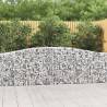 Arched Gabion Baskets 10 pcs 400x30x80/100 cm Galvanised Iron Size 400 x 30 x 80/100 cm Quantity in Package 10 