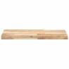 Floating Shelves 2 pcs - Untreated Solid Acacia Wood | HiPoMarket