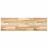 Floating Shelves 2 pcs - Untreated Solid Acacia Wood | HiPoMarket