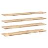 Floating Shelves - 4 pcs Solid Acacia Wood | HipoMarket