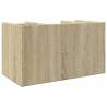 Desk Organiser Sonoma Oak - Compact & Durable | HipoMarket