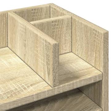 Desk Organiser Sonoma Oak - Compact & Durable | HipoMarket