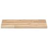 Floating Shelves 2 pcs | Untreated Solid Acacia Wood