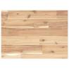 Floating Shelves 2 pcs | Untreated Solid Acacia Wood