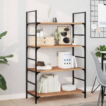 Floating Acacia Wood Shelves - 4 pcs | Stylish Storage Solutions