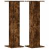 Speaker Stands 2 pcs Smoked Oak - Stylish & Durable Design