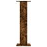 Speaker Stands 2 pcs Smoked Oak - Stylish & Durable Design