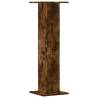 Speaker Stands 2 pcs Smoked Oak - Stylish & Durable Design