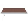 Automatic Retractable Awning Brown 300x250 cm | HipoMarket