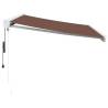 Automatic Retractable Awning Brown 300x250 cm | HipoMarket