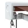 Automatic Retractable Awning Brown 300x250 cm | HipoMarket