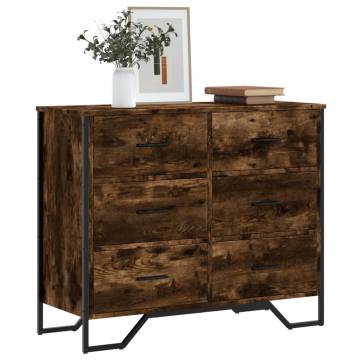 Chest of Drawers Smoked Oak - Stylish Storage Solution