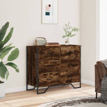 Chest of Drawers Smoked Oak - Stylish Storage Solution