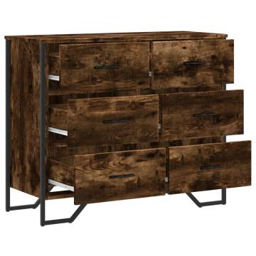 Chest of Drawers Smoked Oak - Stylish Storage Solution