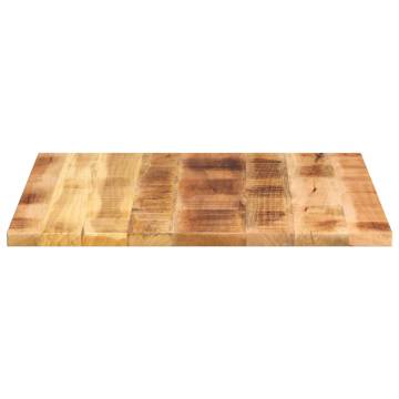 Square Solid Wood Table Top 80x80 cm | Rustic Mango Design