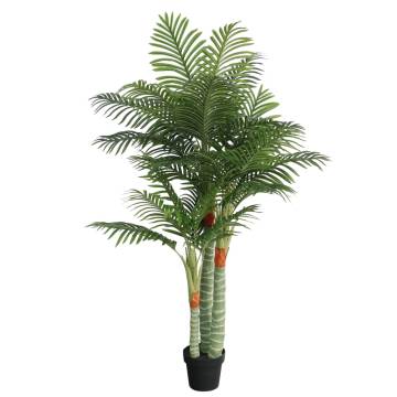 Artificial Palm Tree with 3 Trunks - 180 cm Green Decor