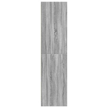 Grey Sonoma Wardrobe - Stylish Engineered Wood Storage Solution