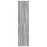 Grey Sonoma Wardrobe - Stylish Engineered Wood Storage Solution