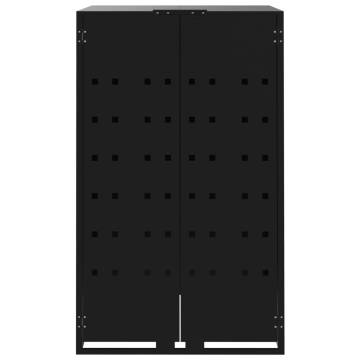 Wheelie Bin Storage for 6 Bins - Steel Black | Hipo Market