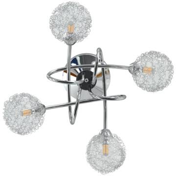 Stylish Ceiling Lamp with Mesh Wire Shades for G9 LED Lights