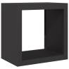 Durable Black Firewood Rack - 60x40x60 cm Steel Storage