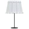 Stylish White Wicker Lamp Shade Ø30x20 cm - Hipomarket