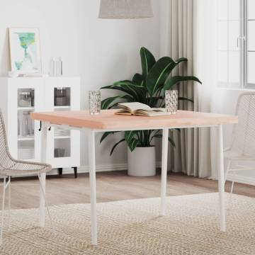 Table Top 90x90 cm Solid Wood Beech - Versatile & Durable