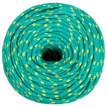 Boat Rope Green 6mm 100m Polypropylene - Durable & Versatile