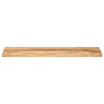 Rectangular Solid Wood Mango Table Top - 100x30x2.5 cm