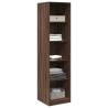 Brown Oak Wardrobe - 50x50x200 cm Engineered Wood | HipoMarket