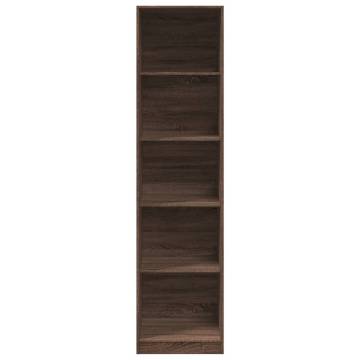 Brown Oak Wardrobe - 50x50x200 cm Engineered Wood | HipoMarket