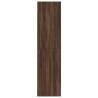 Brown Oak Wardrobe - 50x50x200 cm Engineered Wood | HipoMarket