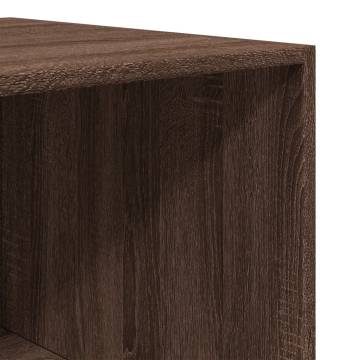 Brown Oak Wardrobe - 50x50x200 cm Engineered Wood | HipoMarket