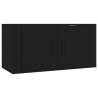 Wall Mounted TV Cabinet Black - Stylish & Practical Storage