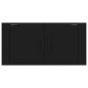 Wall Mounted TV Cabinet Black - Stylish & Practical Storage