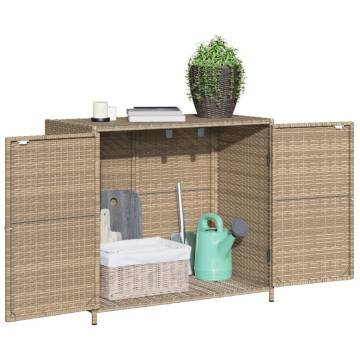 Beige Garden Storage Cabinet - Durable & Stylish - 83x45x76 cm