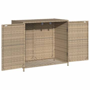 Beige Garden Storage Cabinet - Durable & Stylish - 83x45x76 cm