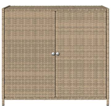 Beige Garden Storage Cabinet - Durable & Stylish - 83x45x76 cm