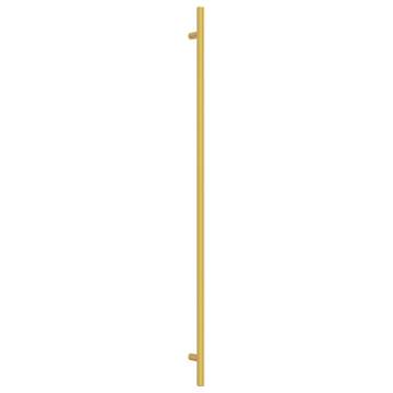 Gold Stainless Steel Cabinet Handles - 10 pcs, 480 mm