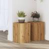  Plant Stands 2 pcs Artisian Oak 20x20x30 cm Engineered Wood Colour oak Size 20 x 20 x 30 cm Quantity in Package 2 