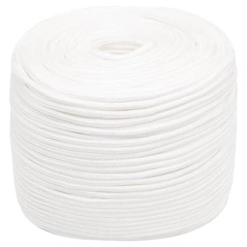 Boat Rope Full White 6mm 100m Polypropylene - Durable & Versatile