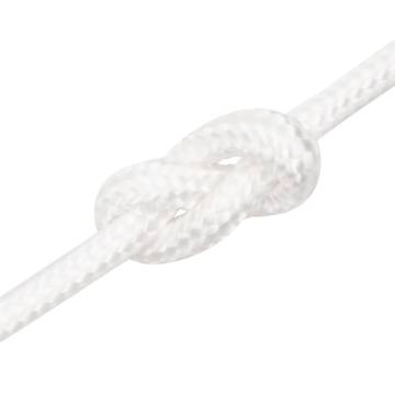 Boat Rope Full White 6mm 100m Polypropylene - Durable & Versatile