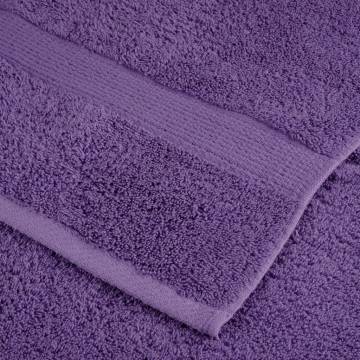 Premium SOLUND Shower Towels - 10 Pack Purple 70x140 cm