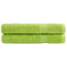  Premium Sauna Towels SOLUND 2 pcs Apple Green 80x200 cm 600 gsm Colour apple green Size 80 x 200 cm Quantity in Package 2 