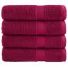  Premium Bath Towels SOLUND 4pcs Bordeaux 100x150cm 600gsm Colour bordeaux Size 100 x 150 cm Quantity in Package 4 