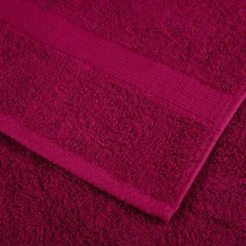 Premium Bath Towels SOLUND 4pcs Bordeaux 100x150cm - 600gsm