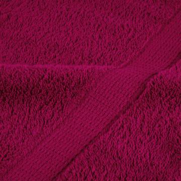 Premium Bath Towels SOLUND 4pcs Bordeaux 100x150cm - 600gsm